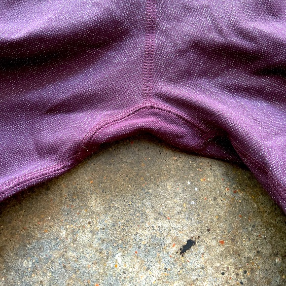 Limited Edition Maroon Sparkle Tights - Picture 4 of 5